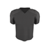 Badger Sport Youth Pro Game Football Jersey, Sizes 2XL-4XL (A00200-057208), Color 'Charcoal Solid/Charcoal Solid'